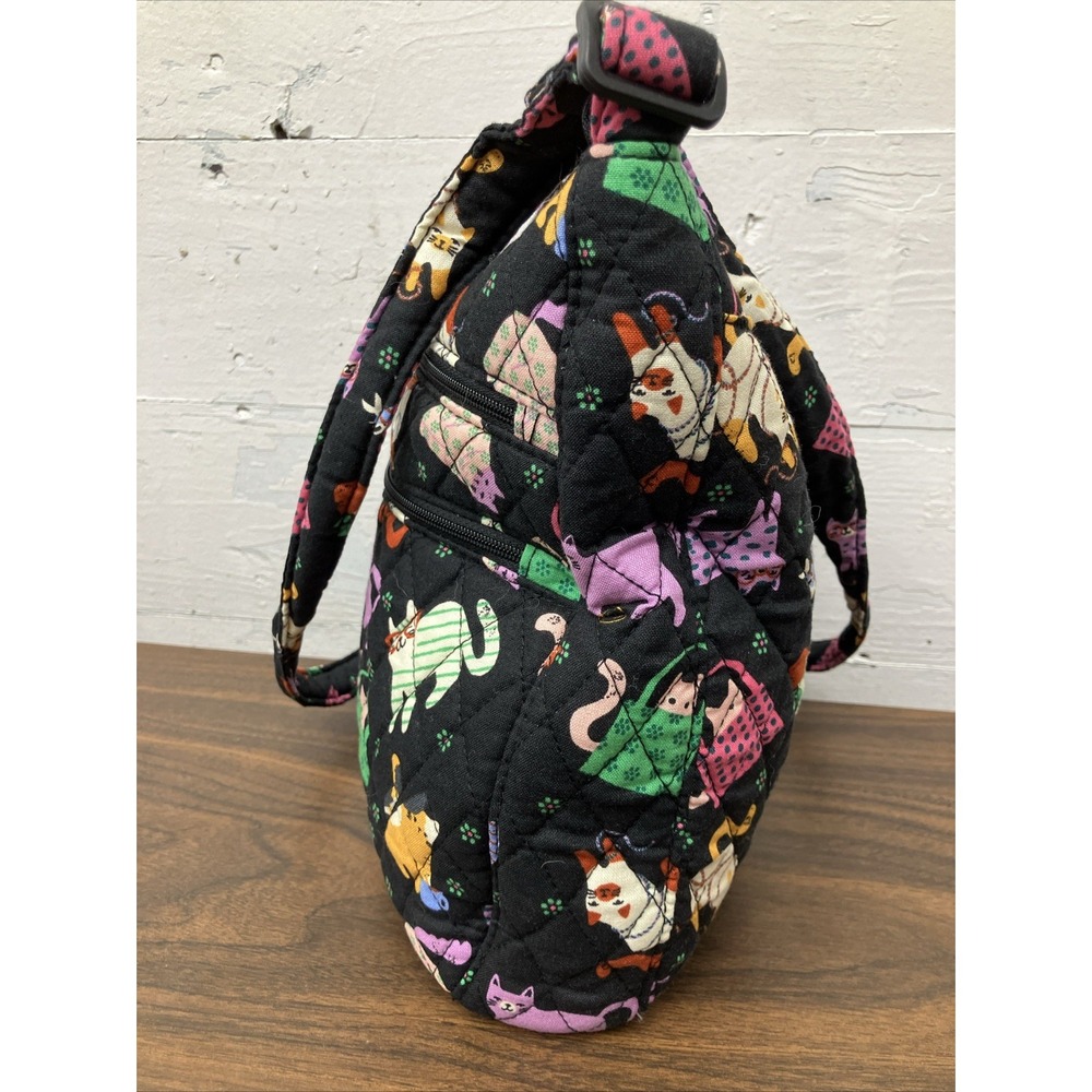 Vera Bradley ๐ HERDING CATS Heritage Trio Zip Hipster Purse Crossbody New V576 - Picture 4 of 8